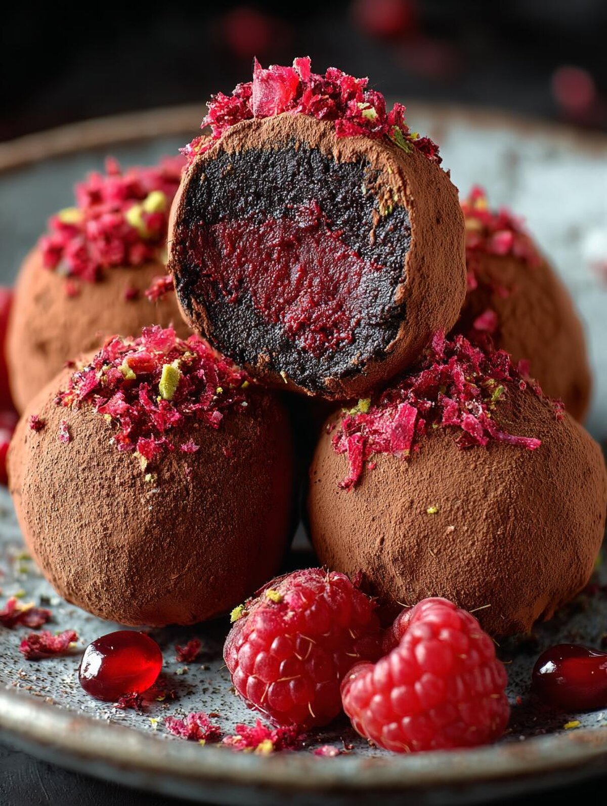 Dark Chocolate Raspberry Truffles: 10 Steps to Delight