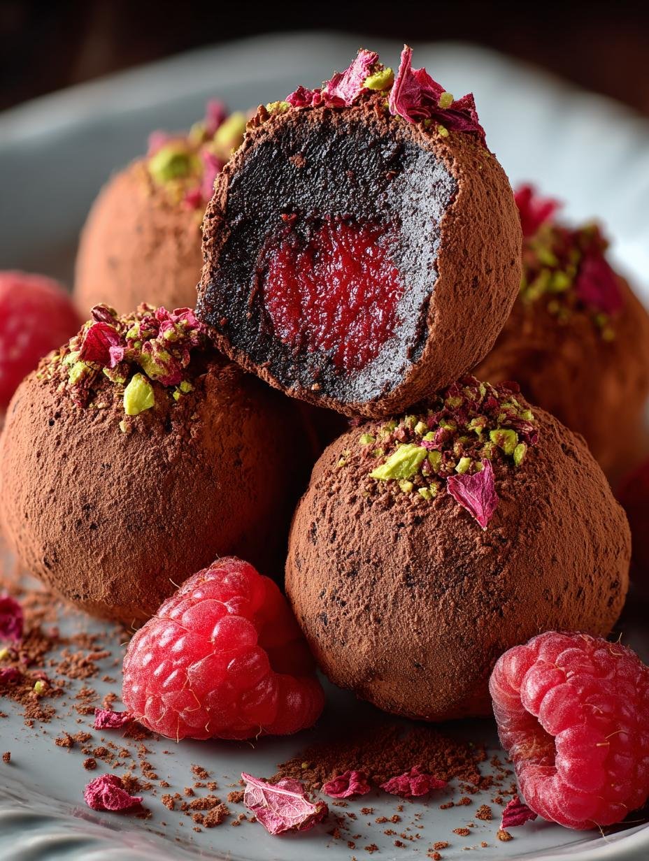 Dark Chocolate Raspberry Truffles: 10 Steps to Delight - Dark Chocolate Raspberry Truffles - additional detail