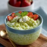 Matcha Rice Pudding