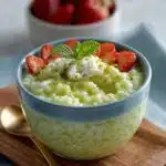 Matcha Rice Pudding