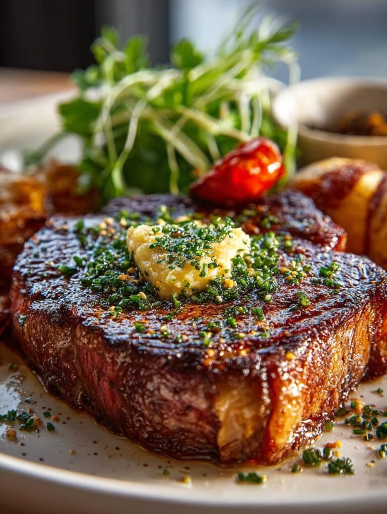 Sizzling Cowboy Butter Steak
