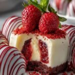 Strawberry Velvet Cheesecake Truffle