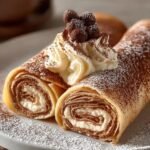 Tiramisu Crepe Rolls