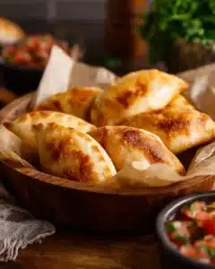 Delicious air fryer pizza rolls served on a plate