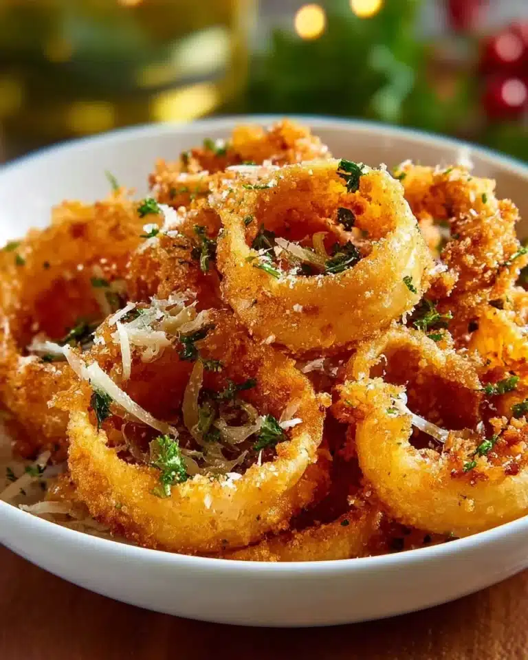 Plate of crispy fried tortellini served with marinara sauce