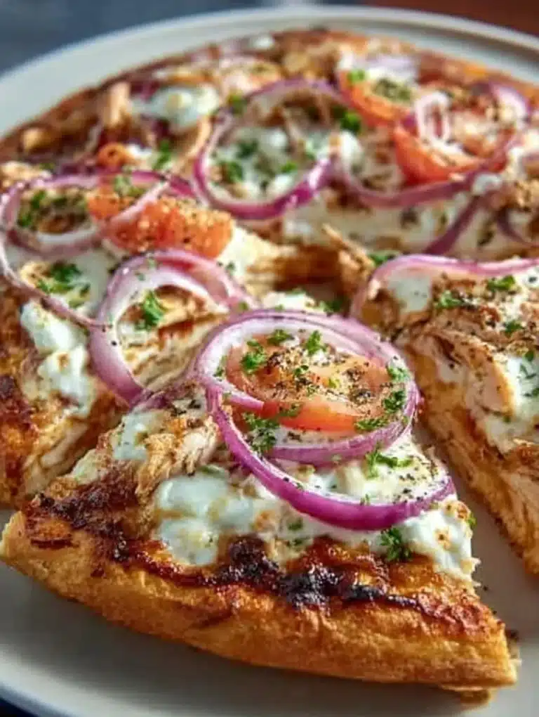 High protein Greek yogurt pizza crust fresh out of the oven