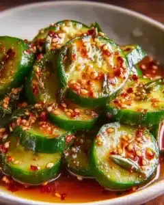 Korean Cucumber Salad: An Incredible Ultimate Recipe for an Amazing Side Dish 6 Delicious Korean Cucumber Salad served as a refreshing side dish