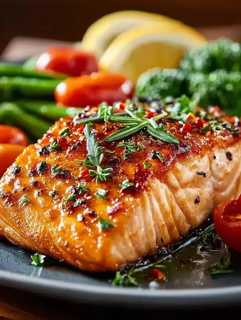 Delicious Texas Roadhouse Salmon, grilled and served with fresh sides