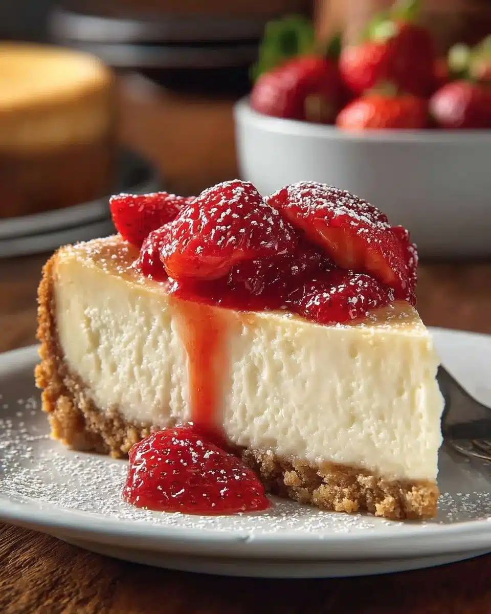 Delicious homemade yogurt cake served on a plate with fresh berries
