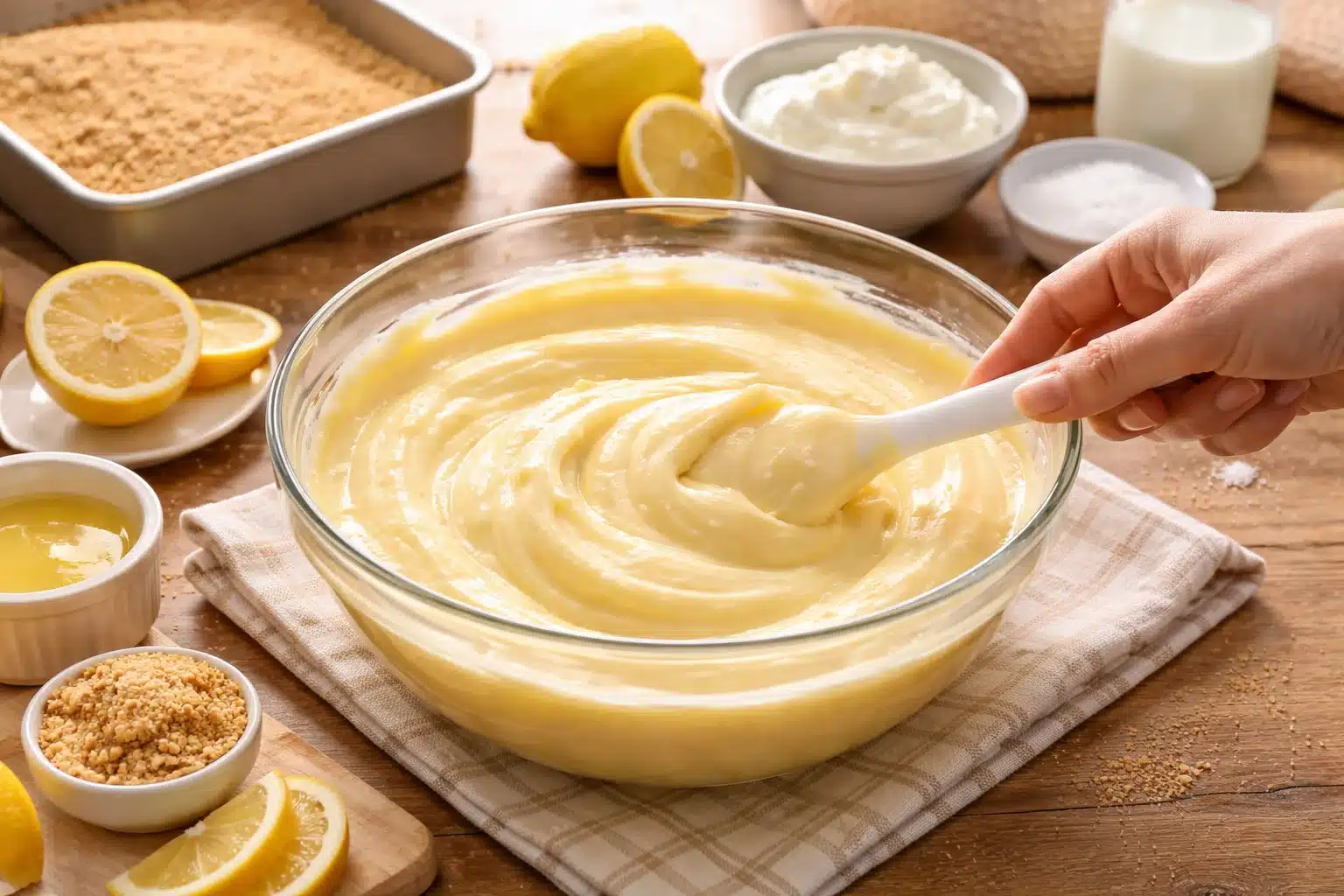 Lazy Day Lemon Cream Pie Bars