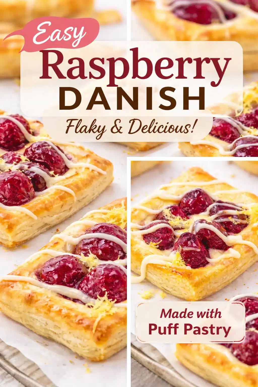 Deliciously Easy Mouthwatering Cherry Cream Cheese Danish Pastries