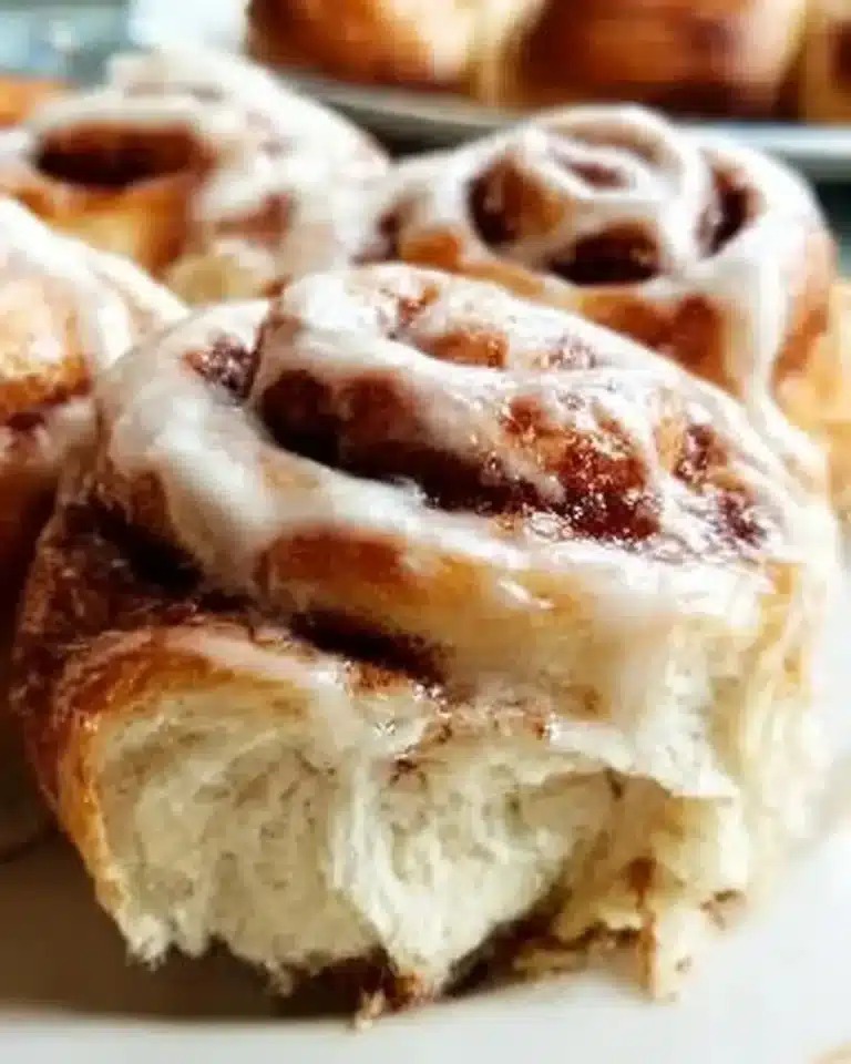 Homemade easy cinnamon rolls from scratch, soft and fluffy