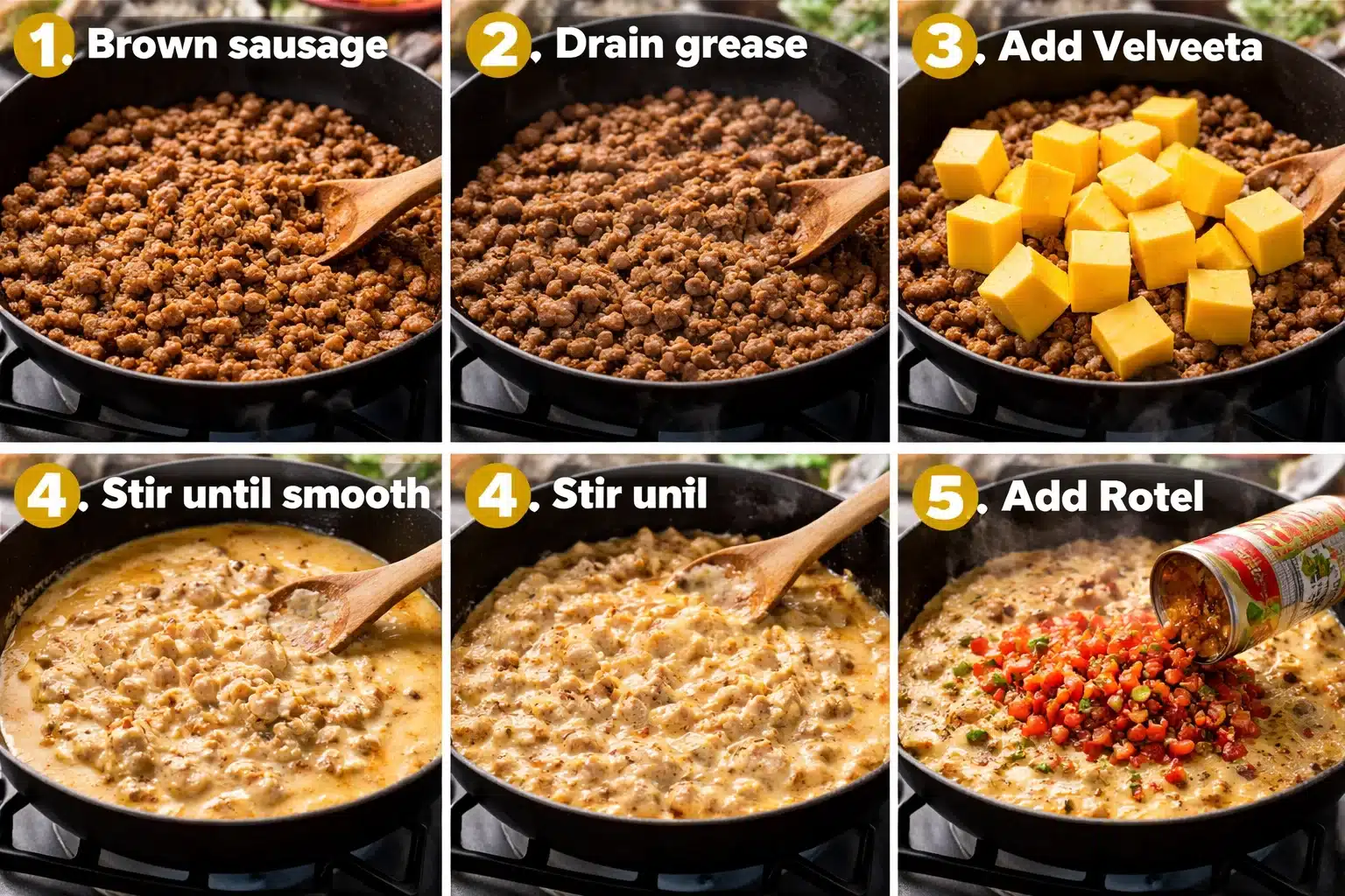 Irresistible Sausage Cheese Dip Recipe for Game Day Snacking 4 Sausage Cheese Dip Recipe