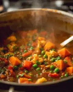 Vegetable Curry 6 Colorful Vegetable Curry featuring a variety of fresh vegetables and spices.