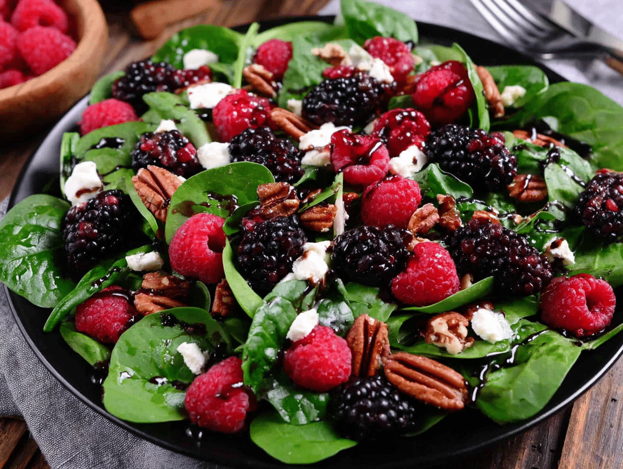 Overhead flat-lay view of the finished dish beautifully styled