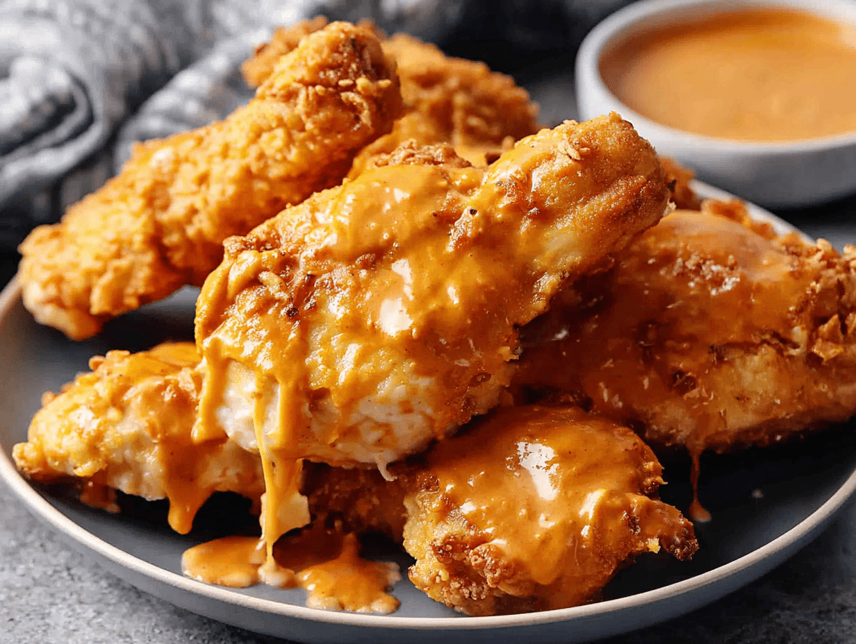 Close-up showing texture, garnish, and plating details