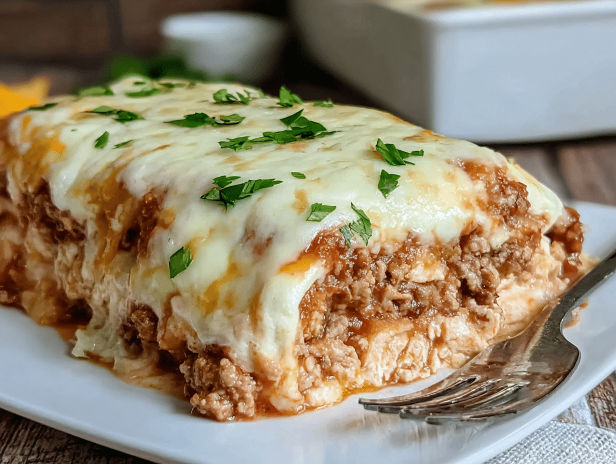 Overhead flat-lay view of the finished dish beautifully styled