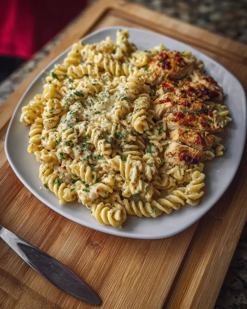 The Ultimate Creamy Garlic Parmesan Chicken Pasta