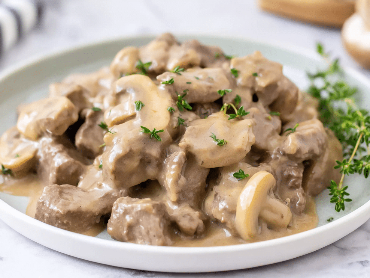 Beautifully served on a plate, ready to enjoy