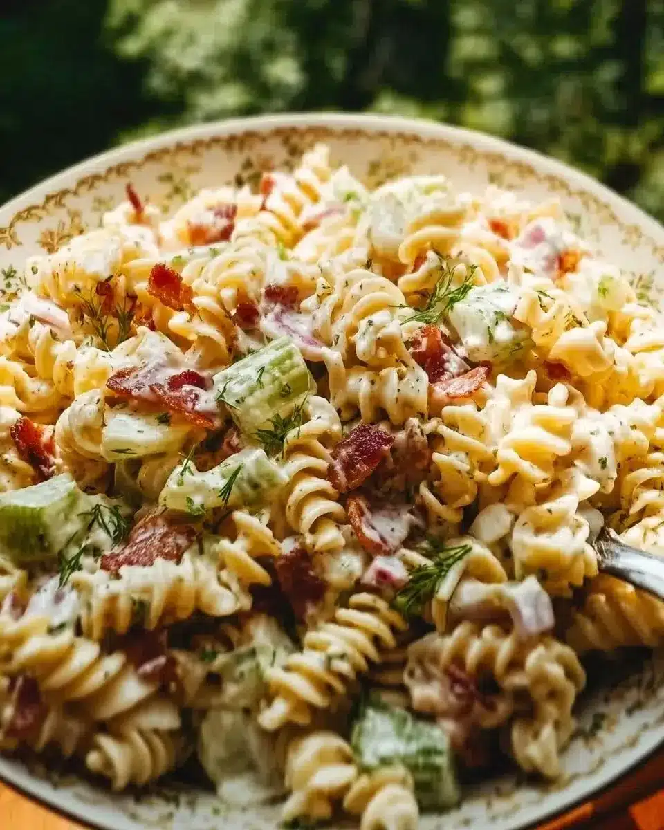 Dill Pickle Bacon Pasta Salad That Will Wow Your Taste Buds