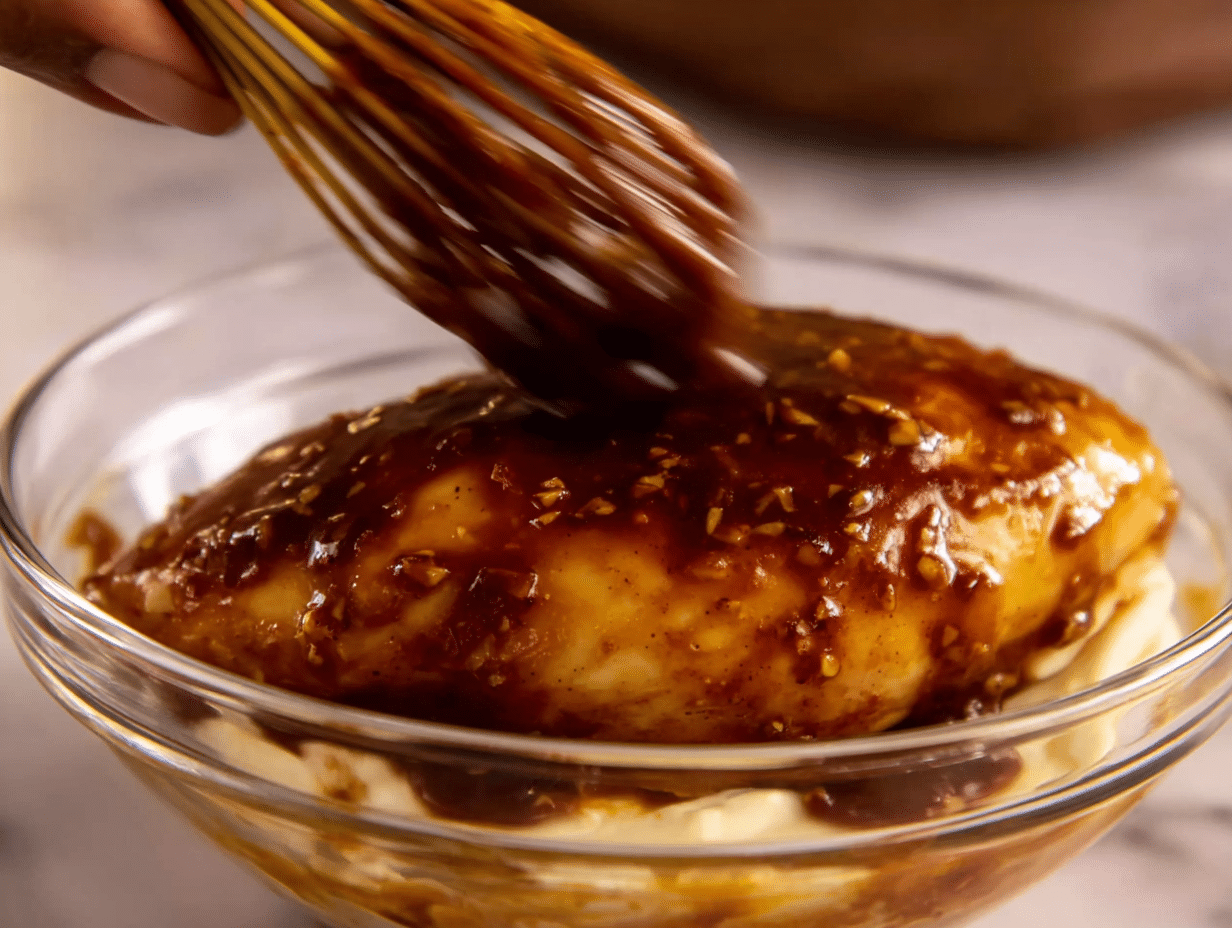 Cooking process action shot showing preparation in the kitchen
