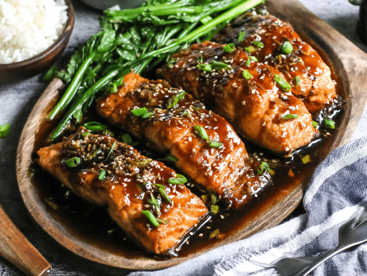 Overhead flat-lay view of the finished dish beautifully styled