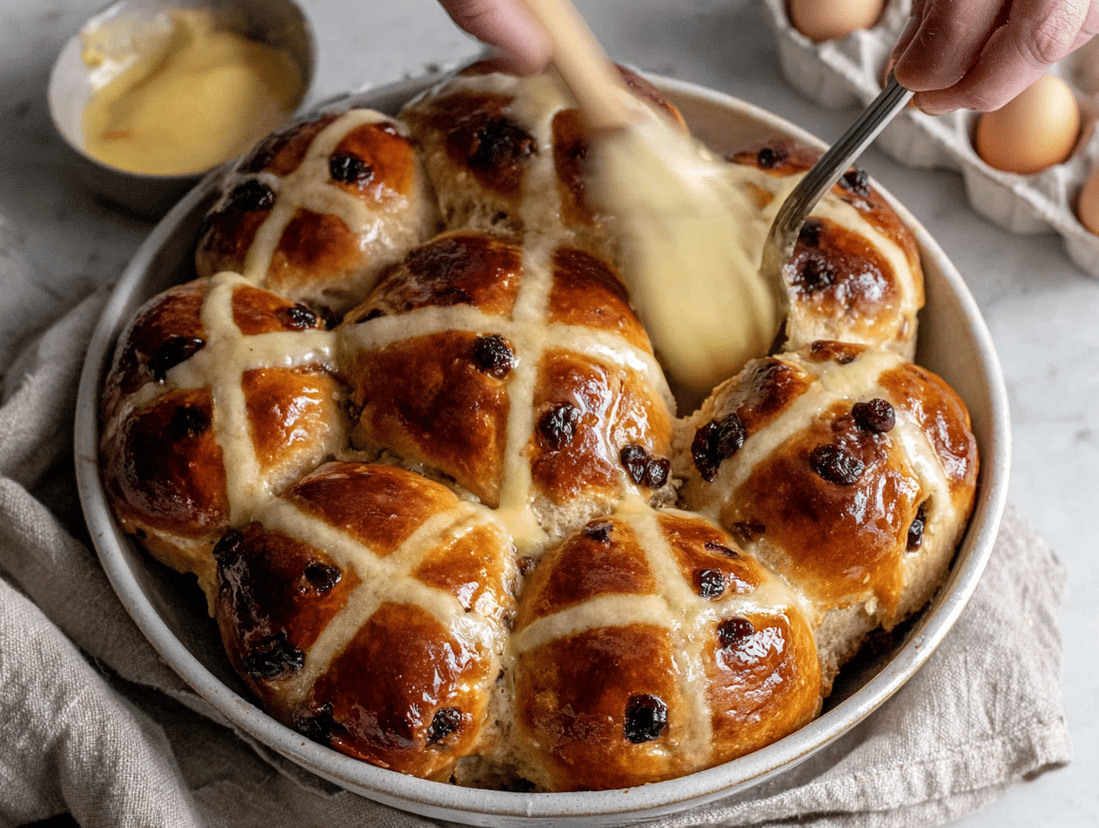 Cooking process action shot showing preparation in the kitchen