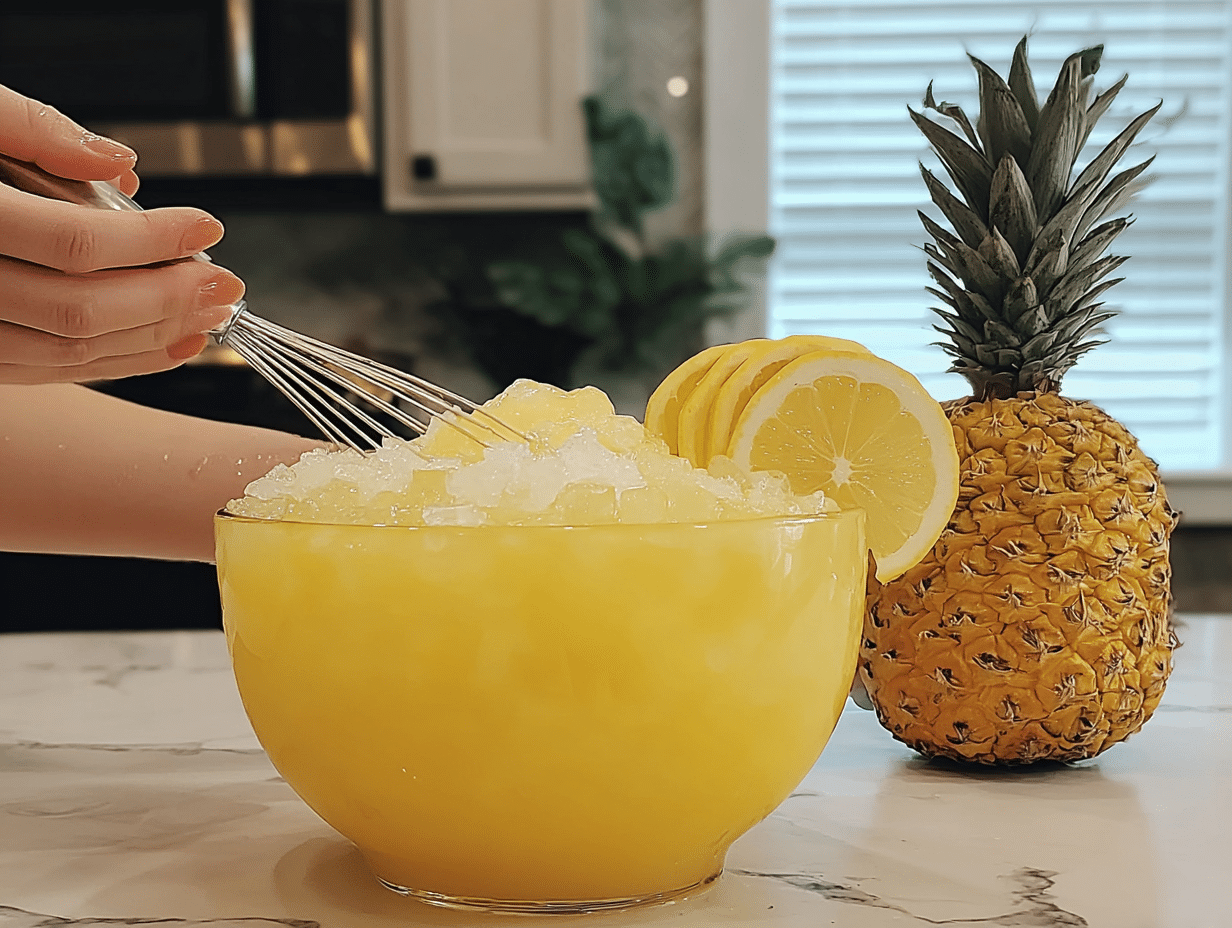Cooking process action shot showing preparation in the kitchen