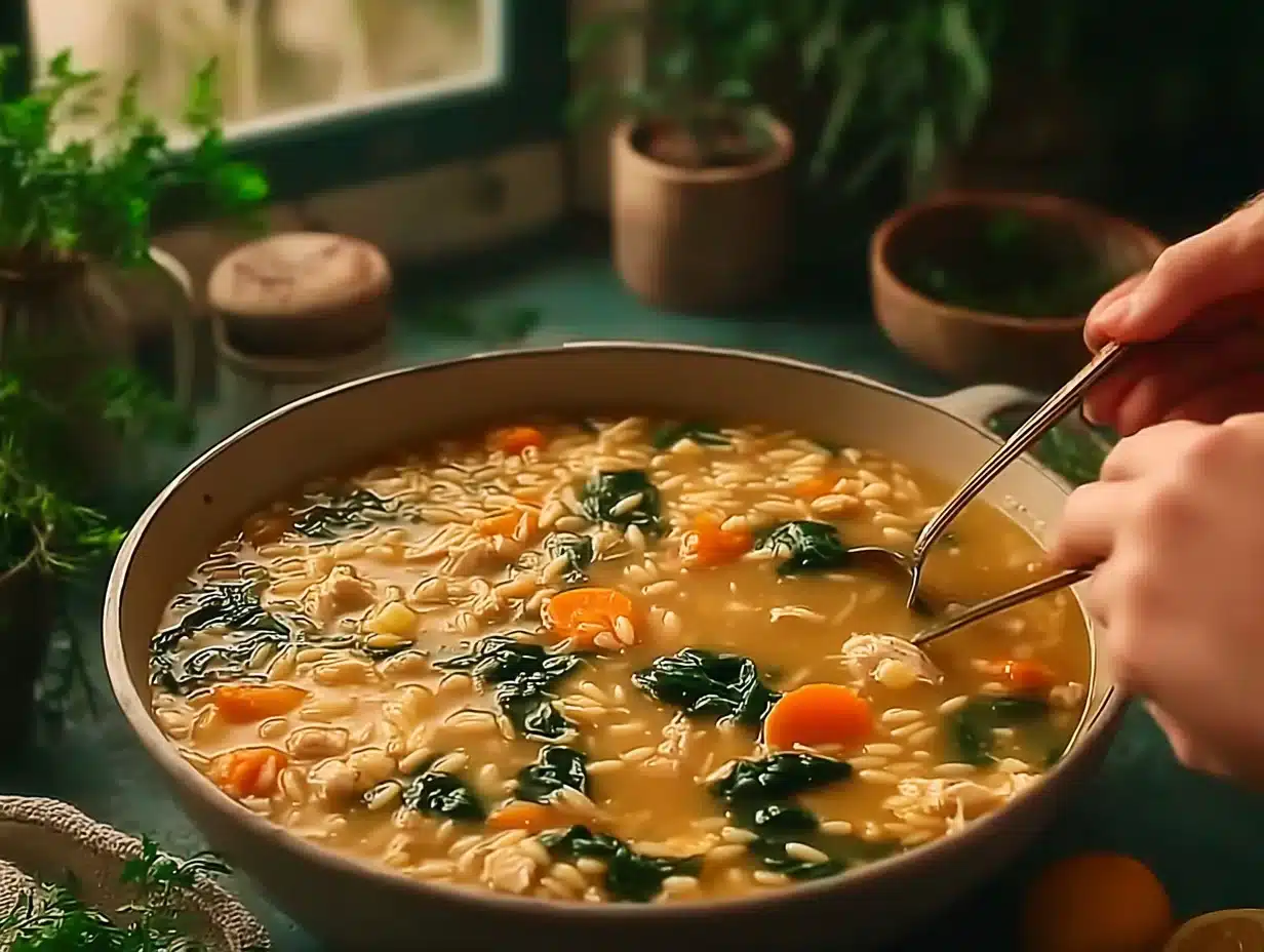 Cooking process action shot showing preparation in the kitchen