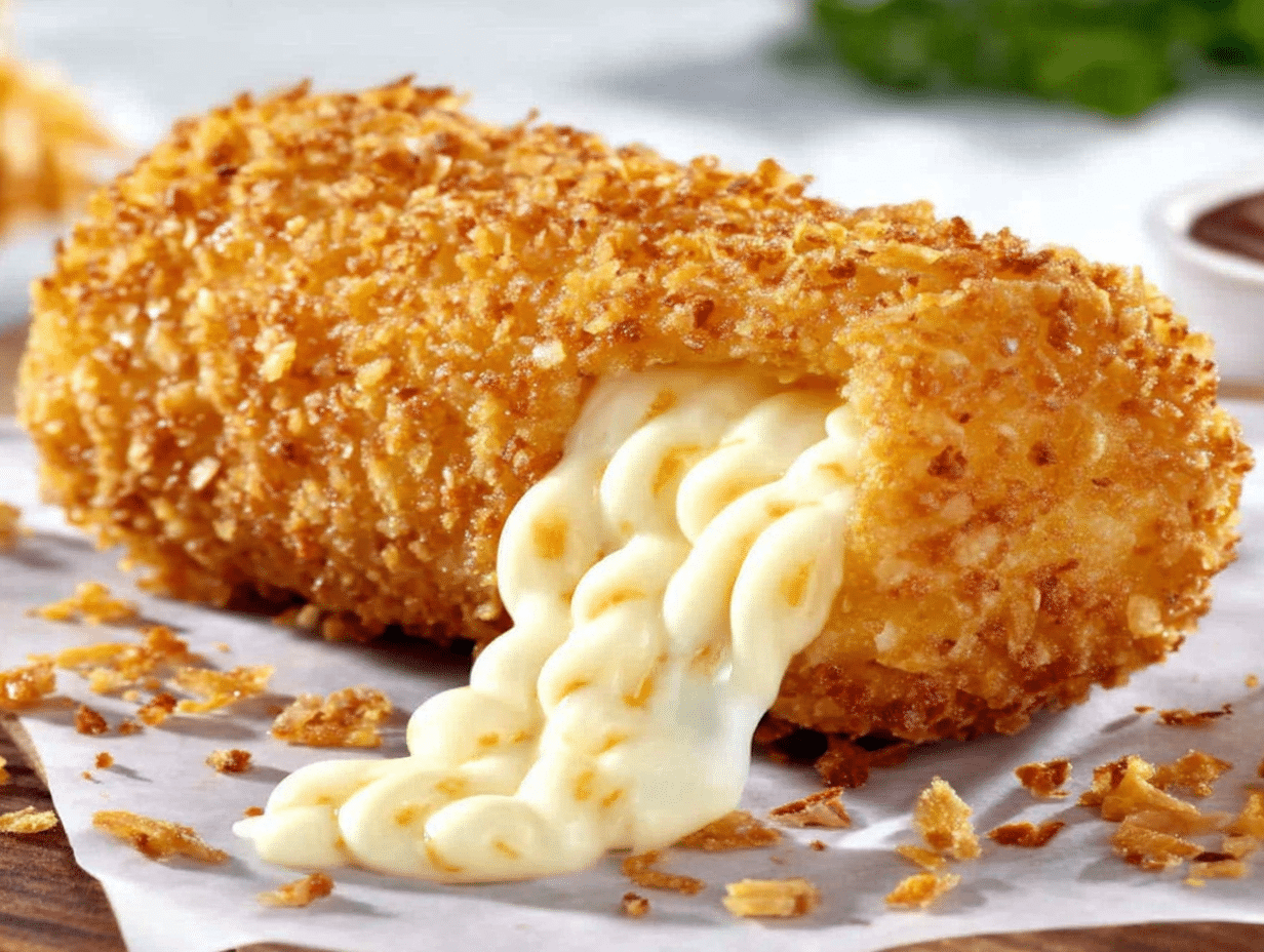 Close-up showing texture, garnish, and plating details