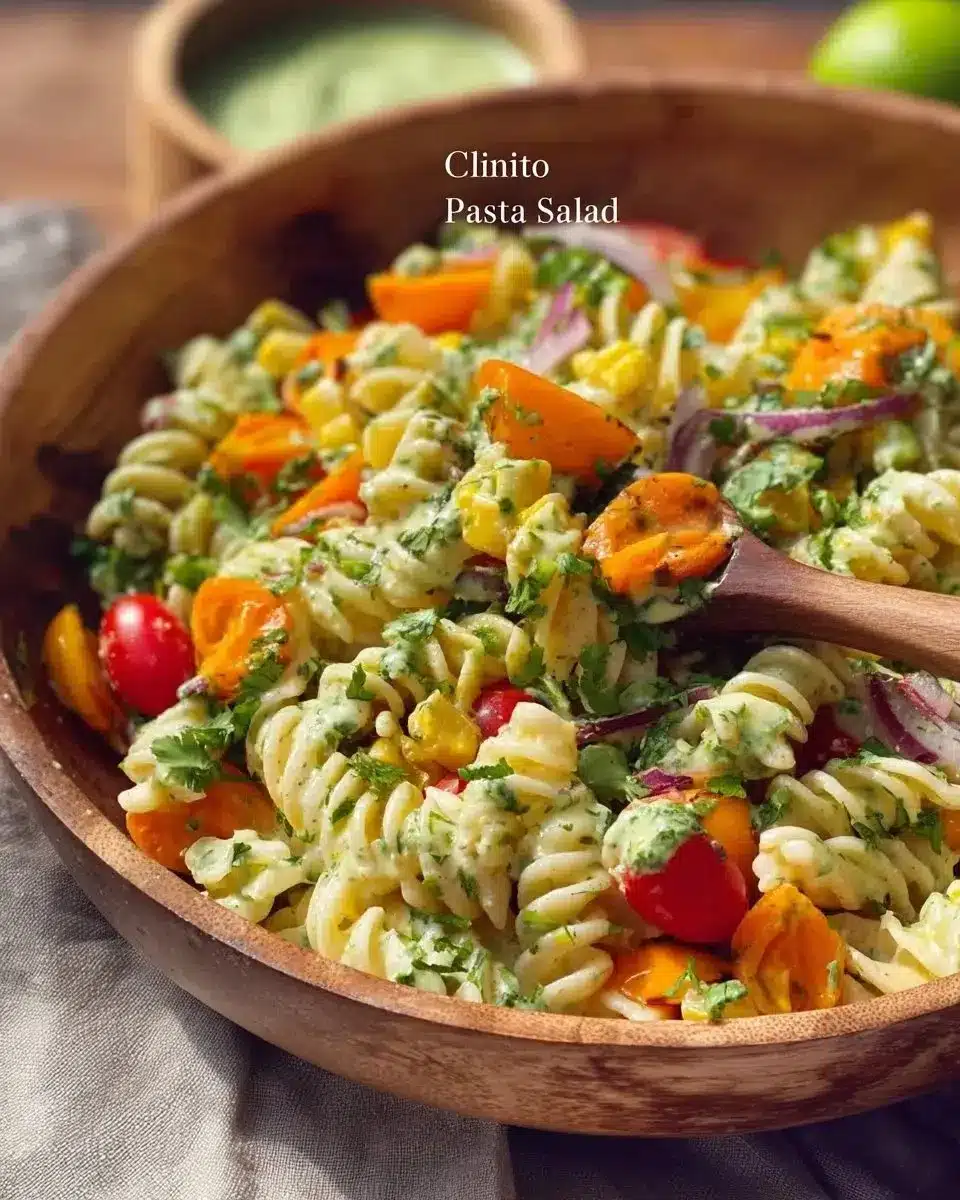 Summer Pasta Salad with Cilantro-Lime Dressing
