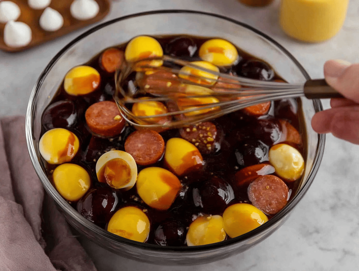 Cooking process action shot showing preparation in the kitchen