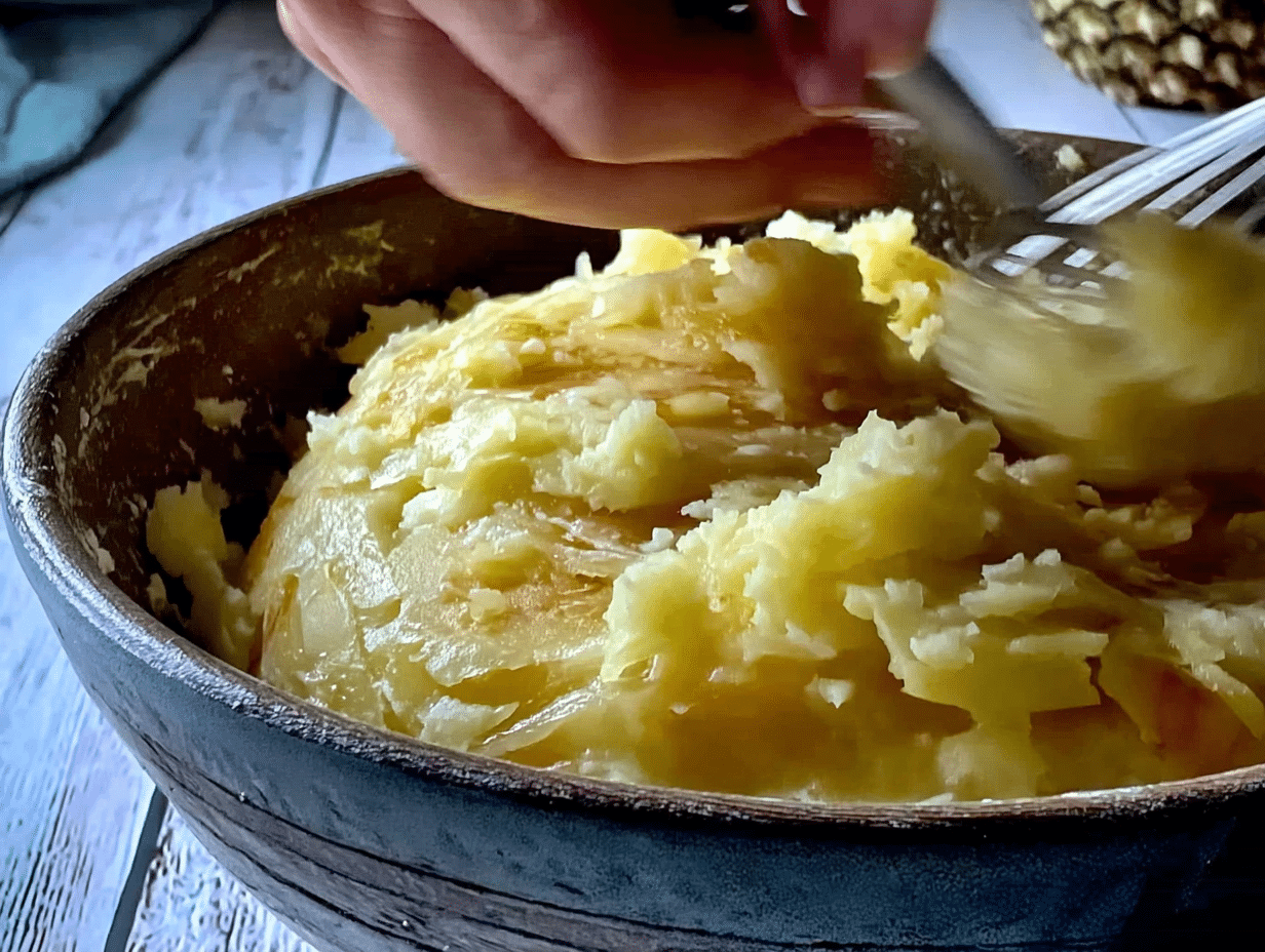Cooking process action shot showing preparation in the kitchen