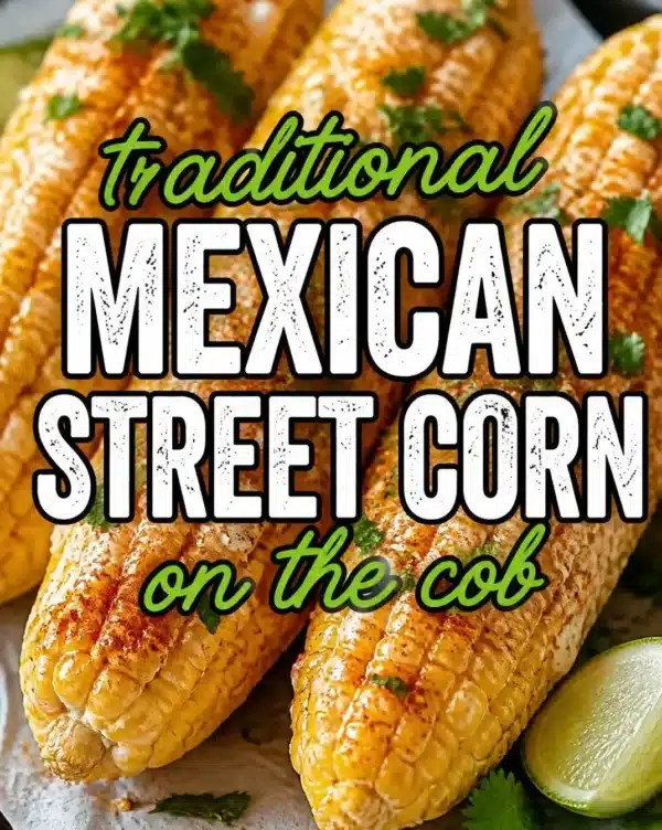 Mexican-style corn on the cob topped with cheese and spices
