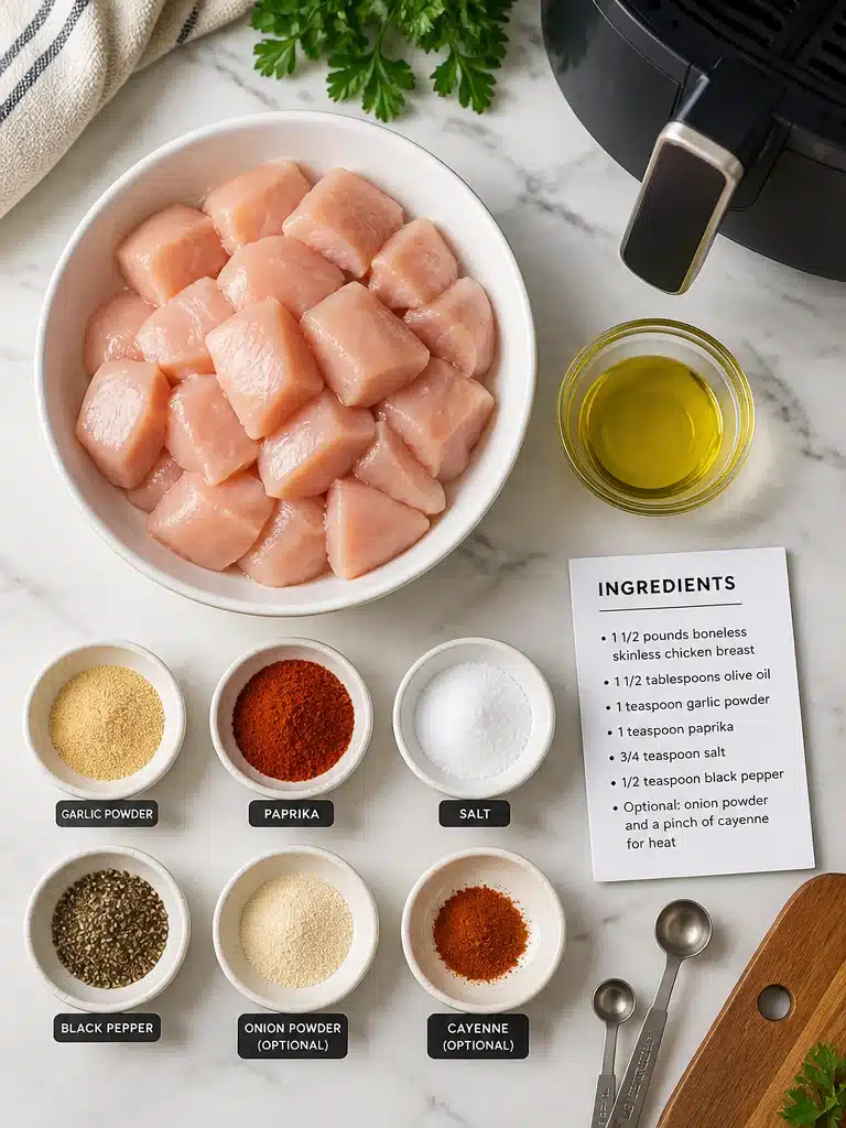 Tasty Healthy Air Fryer Chicken Bites for Quick Weeknight Meals
