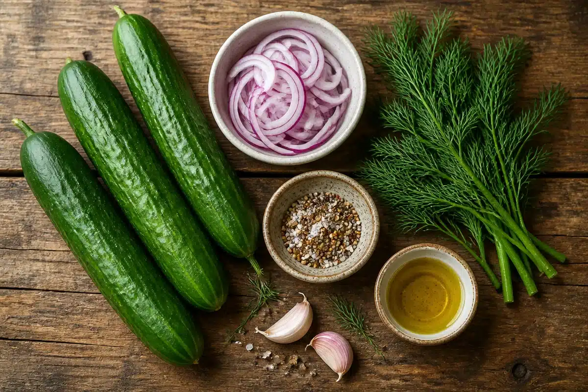 7-Minute Easy Cucumber Salad That Hits the Spot!